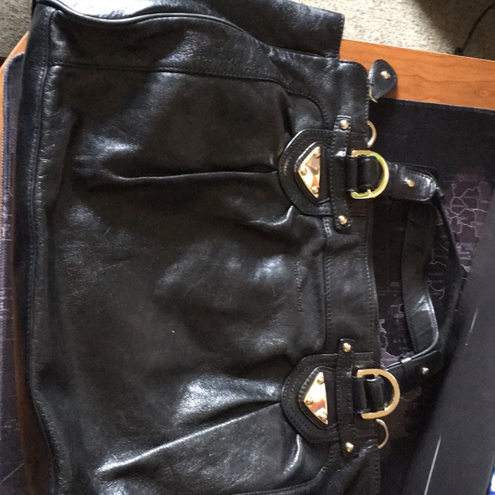 CHARLES DAVID LEATHER HANDBAG